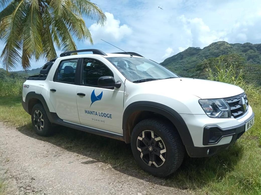 Huahine Manta Lodge Avec 4X4 Optionnel Haapu Exterior photo